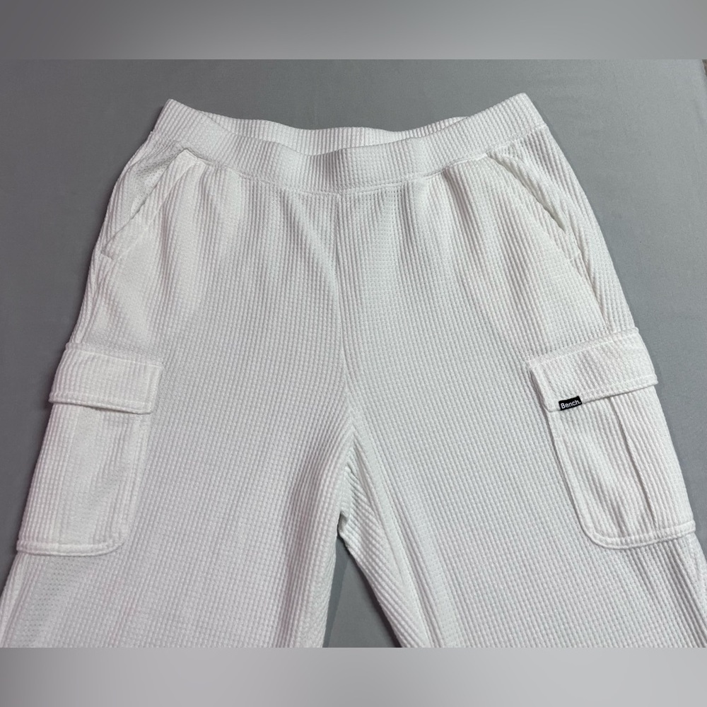 Bench Waffle White Jogging Pants NWOT - Picture 3 of 5